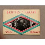 Grottes de lacave (lot) - vues choisies - pochette de 10 petites photos n & b