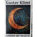 Gustav klimt - lune - affiche poster Gustav klimt - lune - affiche poster