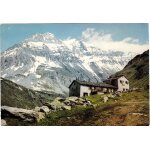 En haute maurienne : au coeur du parc de la vanoise : la grande casse altitude 3852 m et le refuge d'entre ...