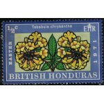 Honduras britannique 1971 oblitr used plante fleurs tabebuia chrysantha handroanthus chrysanthus y&t ...