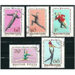 Hongrie 1963 - beaux timbres championnat europe patinage artistique - budapest - oblitrs, tbe.