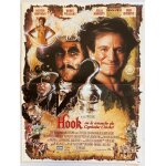Hook ou la revanche du capitaine crochet (hook) - vritable affiche de cinma plie - format 40x60 cm ...