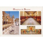 L'htel dieu de beaune, la cour d'honneur, la salle des pvres, le polyptique du jugement dernier (photo ...
