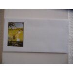 Hyeres (var) son golf - et / hiver : lot de 5 enveloppes illustres (11x22) et de 7 feuilles illustres ...