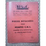 S. i. g. m. a pieces detachees pour pompes c. m. s