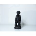 Idee cadeau noel sculpture femme, xx eme siecle en bois d'bne