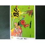 Image autocollant sticker asterix et obelix et les jeux olympiques n25 volley ball - la vache qui rit ...