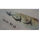 Image publicitaire ancienne . moka leroux - chicor�es . fabricant a orchies (nord) . les hirondelles ...