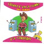 Image vignette bubble gum chewing gum malabar n38 quand y'en a marre des dollars - 2001 - 6x6, 5 cm Image vignette bubble gum chewing gum malabar n38 quand y'en a marre des dollars - 2001 - 6x6, 5 cm