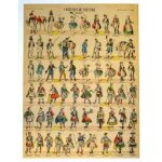 Imagerie d epinal pellerin n 1500 . costumes de theatre . marengo . la dame blanche
