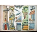 Imagerie d epinal pellerin n 1679 grand theatre nouveau . plage et casino . coulisses 54 x 40 cm