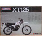 Imprim� publicitaire de concession: yamaha - les d t 125 l c et x t 125 - 1982