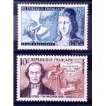Inventeurs célèbres 1955 - le bon gaz eclairage 5f (impeccable n 1012) + thimonnier machine a coudre ... Inventeurs célèbres 1955 - le bon gaz eclairage 5f (impeccable n 1012) + thimonnier machine a coudre ...