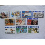 Irlande. lot de 10 cartes t�l�phoniques diff�rentes a puces (10, 20 et 50 unit�s)