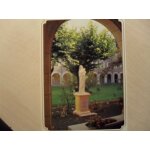 Issoudun ( indre) pelerinage notre dame du sacr coeur, la statue et le cloitre