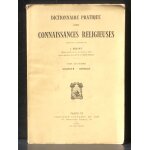 J. bricout dictionnaire pratique des connaissances religieuses - tome deuxime : de  charit  a  ernest ...