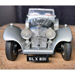 Jaguar ss 100 1937 gris m�tallis� burago 1 / 18 (3006)