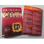 Jaquette papier originale format dvd de la 10�me saison de la s�rie friends - fond rouge fonc� - photos ...