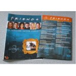 Jaquette papier originale format dvd de la 3�me saison de la s�rie friends - fond bleu - photos couleurs ...