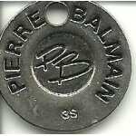 Jeton de caddi pierre balmain Jeton de caddi pierre balmain