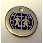 Jeton de caddie agir pour les enfants du monde