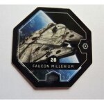Jeton star wars n 28 : faucon millenium. leclerc, 2016