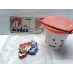 Jouets d eveil vintage abrick hugonnet, seau encastrement