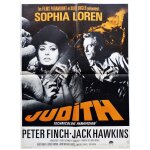 Judith - v�ritable affiche de cin�ma - format 60x80 cm - de daniel mann avec sophia loren, peter finch, ...