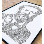 Jules verne - a4 - portrait biographie de l'ecrivain des voyages extrordianaires - poster bd affiche ...