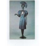 Karl lagerfeld pour chlo : robe ampoule, chapeau assorti de jeanine monteil, 1979.