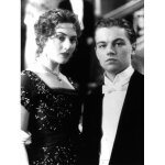 Kate winslet et leonardo di caprio dans titanic - photo de presse argentique - format 18x24 cm - de james ...