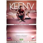 Keen'v - saltimbanque tourn�e 2014 - affiche / poster envoi en tube