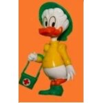 Kinder ancien (1989) - s�rie; donald explorateur, n3 - grand - m�re donald, chemisier jaune