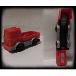 Kinder camions transformers - camion benne rouge - giodi 1986