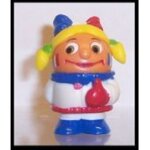 Kinder / fana de foot, demoiselle avec couettes