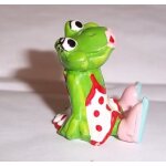 Kinder grenouille fille robe a pois rouge