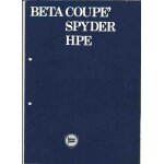 Lancia beta coupe / spyder hp depliant couleurs Lancia beta coupe / spyder hp depliant couleurs