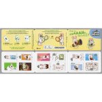 ; les lapins cr�tins ; dessins humoristiques bande carnet 1885 ann�e 2020 autoadh�sifs n 1885 1886 1887 ...