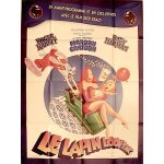 Le lapin looping - affiche - format 120x160 cm