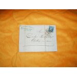 Lettre de 1869 / gontard aine & ses fils manufacture de chaussures / 2 cachets 1 de lyon 1 de chalon ...