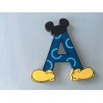 Lettre / initiale a d�cor�e style mickey - bois - disney disneyland paris