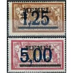 Lituanie 1921, enclave de memel sous protectorat fran�ais, beaux timbres neuf * yvert 43, merson 5f. ...