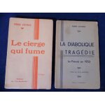 Livre d�dicace - pierre coutras - le cierge qui fume + la diabolique