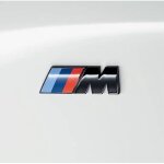 Logo bmw m noir brillant 3d monogramme coffre voiture badge sport 5, 5cm x 2cm