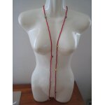 Long collier sautoir charleston perles neuf