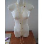 Long collier sautoir charleston perles neuf