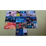 Lot de 10 cartes t�l�phoniques