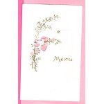 Lot de 10 menus de mariage