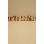 Lot de 10 statues santons de landi moranduzzo s�rie de 6 cm en polym�re m�tier