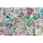 Lot 100 timbres francais oblitrs anne 1960 a 2001 semi - moderne en francs